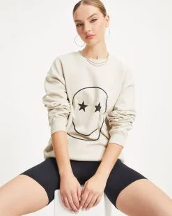 Eyes On The Prize Sweatshirt - Light Taupe - FINAL SALE