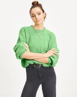 Taytum Knit Pullover Sweater - Lime - FINAL SALE 10 Taytum Knit Pullover Sweater - Lime - FINAL SALE -clothes Sales 03 TaytumKnitPulloverSweater Lime 0264