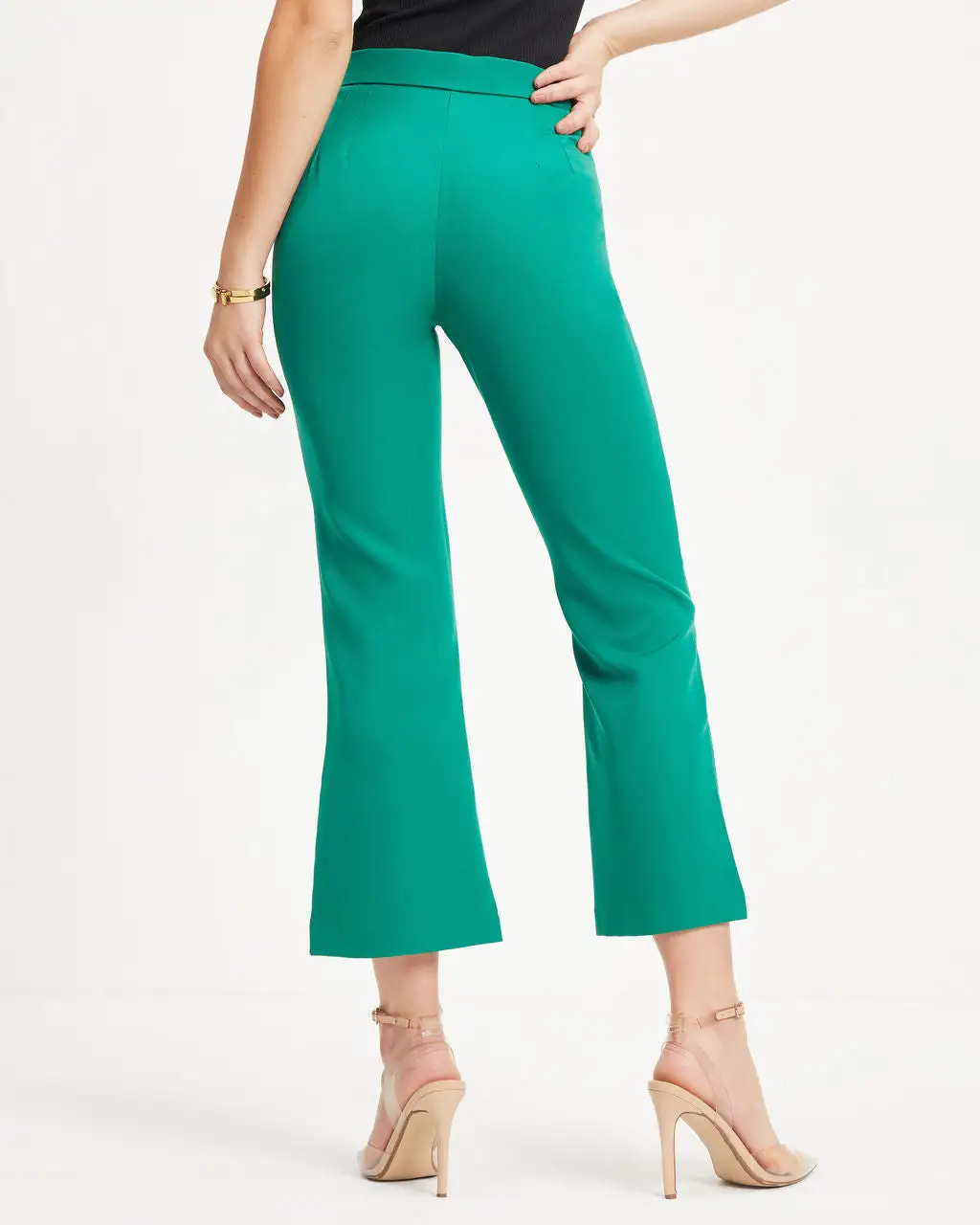 ON T-001 Yes Moment High Waisted Pants - Kelly Green - FINAL SALE 4 ON T-001 Yes Moment High Waisted Pants - Kelly Green - FINAL SALE - Image 4