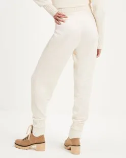 FLAT-001 Rainy Day Glam Chenille Jogger Pants - Cream - FINAL SALE -clothes Sales 06 RainyDayGlamChenilleJoggerPants Cream 3192