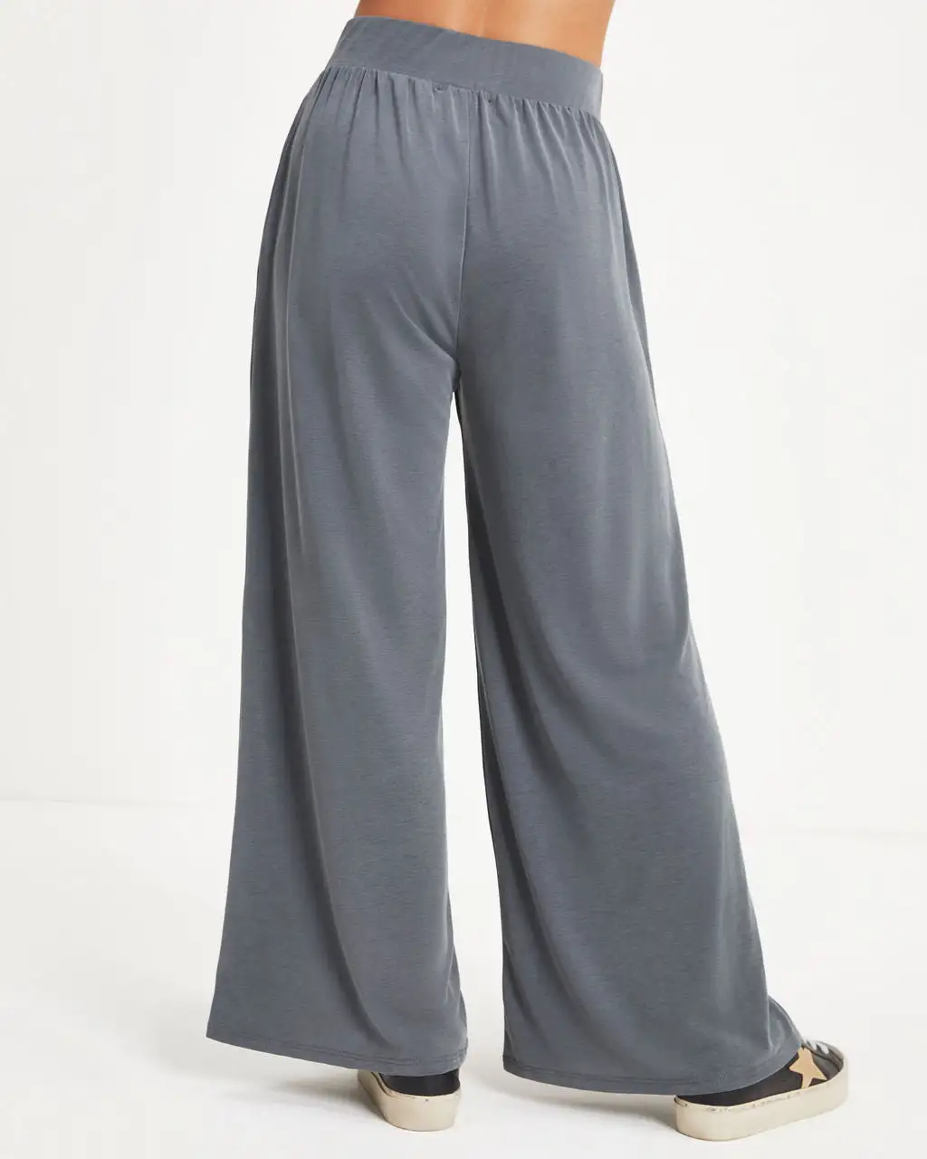 Molly Pocketed Wide Leg Pants - Charcoal - FINAL SALE 4 Molly Pocketed Wide Leg Pants - Charcoal - FINAL SALE - Image 4