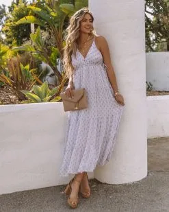 Donna Adjustable Metallic Detailed Maxi Dress - FINAL SALE -clothes Sales 0L4A2070