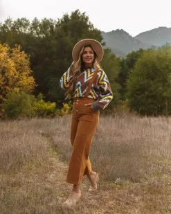 PAPE-001 Jenelle Cotton Pocketed Suspender Pants - Camel - FINAL SALE -clothes Sales 0L4A7266