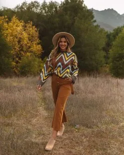 PAPE-001 Jenelle Cotton Pocketed Suspender Pants - Camel - FINAL SALE -clothes Sales 0L4A7270