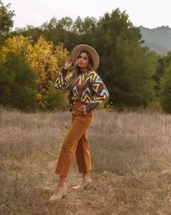 PAPE-001 Jenelle Cotton Pocketed Suspender Pants - Camel - FINAL SALE -clothes Sales 0L4A7286