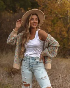 Lazaro Button Front Knit Cardigan - FINAL SALE -clothes Sales 0L4A7350