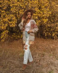 Nuri Cotton Blend Pocketed Knit Cardigan - FINAL SALE