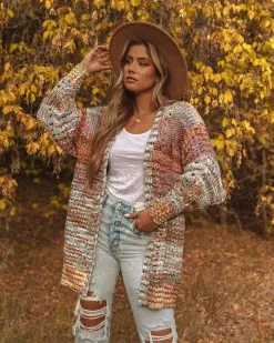 Nuri Cotton Blend Pocketed Knit Cardigan - FINAL SALE -clothes Sales 0L4A7394