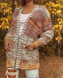 Nuri Cotton Blend Pocketed Knit Cardigan - FINAL SALE -clothes Sales 0L4A7409