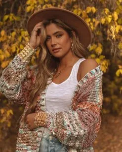 Nuri Cotton Blend Pocketed Knit Cardigan - FINAL SALE -clothes Sales 0L4A7411