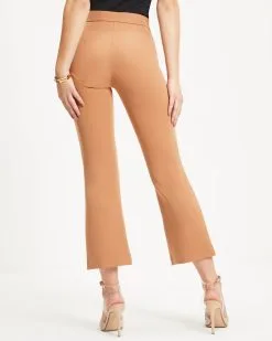 ON T-001 Yes Moment High Waisted Pants - Tan - FINAL SALE -clothes Sales 13 YesMomentHighWaistedPants Tan 1422