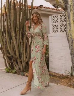Kavita Floral Maxi Dress - LAST CHANCE