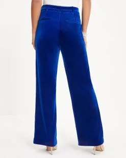 SKIE-001 Claudia Velvet Pants - Cobalt - FINAL SALE -clothes Sales 17 ClaudiaVelvetPants Cobalt 1630