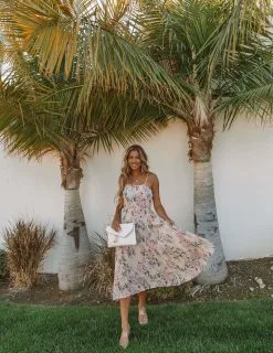 Madly In Love Floral Midi Dress - Almond - LAST CHANCE -clothes Sales 5D9A0397 eb1b6471 fb8a 4bc3 b066 53598d9c9290