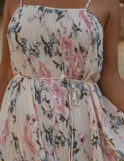 Madly In Love Floral Midi Dress - Almond - LAST CHANCE -clothes Sales 5D9A0428 be1caed0 04fd 4251 ad2f b791385b8b84