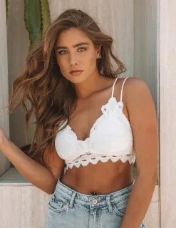 Crush On You Lace Bralette - Ivory - FINAL SALE