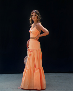 MABL-001 Lachey Tiered Maxi Skirt - Orange 8 MABL-001 Lachey Tiered Maxi Skirt - Orange -clothes Sales A6E1F914 1209 4AE9 BC87 BF74657042AD