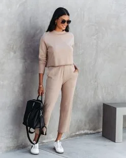 Airport Glam Cotton Mock Neck Long Sleeve Top - Camel - FINAL SALE -clothes Sales AirportGlamCottonCamel10 fd18ff6c c574 4ec5 858a 0b2d93be7f0c