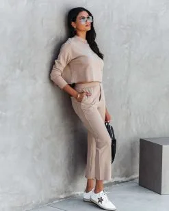 Airport Glam Cotton Mock Neck Long Sleeve Top - Camel - FINAL SALE -clothes Sales AirportGlamCottonCamel117 60557d75 8931 44f4 9b30 f983c4f17332