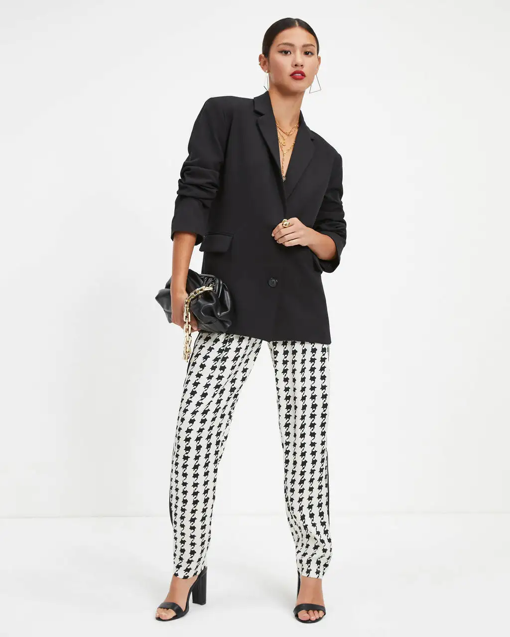 SEE -001 All The Buzz Pocketed Houndstooth Pants - FINAL SALE 3 SEE -001 All The Buzz Pocketed Houndstooth Pants - FINAL SALE - Image 3