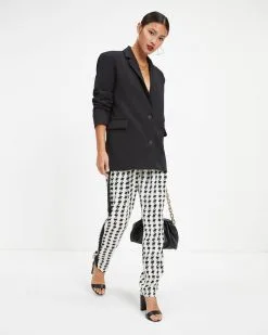 SEE -001 All The Buzz Pocketed Houndstooth Pants - FINAL SALE 13 SEE -001 All The Buzz Pocketed Houndstooth Pants - FINAL SALE -clothes Sales All The Buzz Pocketed Houndstooth Pants 3318
