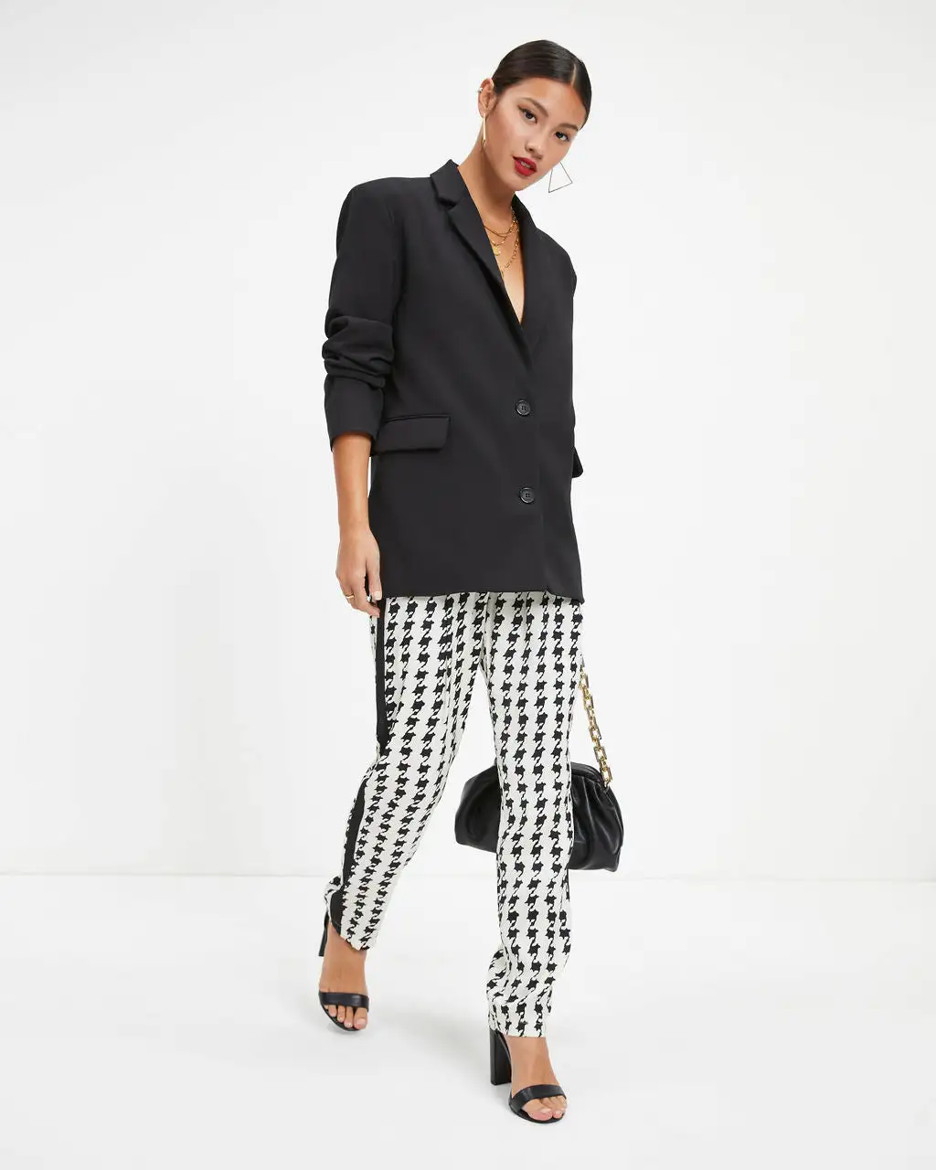 SEE -001 All The Buzz Pocketed Houndstooth Pants - FINAL SALE 6 SEE -001 All The Buzz Pocketed Houndstooth Pants - FINAL SALE - Image 6