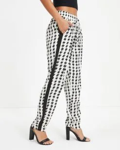 SEE -001 All The Buzz Pocketed Houndstooth Pants - FINAL SALE