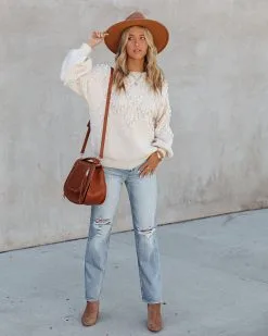 Arena Knit Pom Sweater - FINAL SALE -clothes Sales ArenaKnitPomSweater14