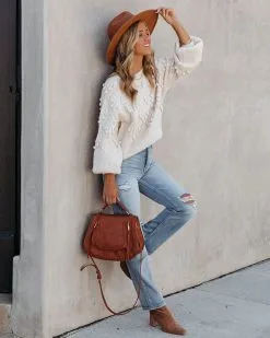 Arena Knit Pom Sweater - FINAL SALE -clothes Sales ArenaKnitPomSweater141