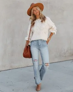 Arena Knit Pom Sweater - FINAL SALE -clothes Sales ArenaKnitPomSweater31