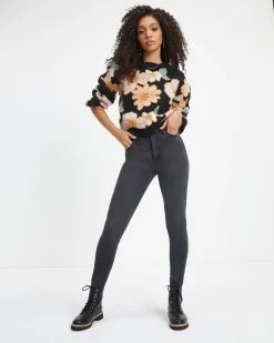 Arlow Floral Knit Pullover Sweater - FINAL SALE -clothes Sales Arlow Floral Knit Pullover Sweater 5084