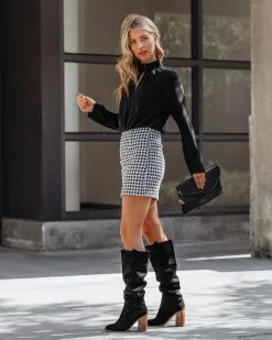 FORE-001 Atlas Keyhole Bodysuit - Black - FINAL SALE -clothes Sales Atlaskeyholebodysuitblack001 4