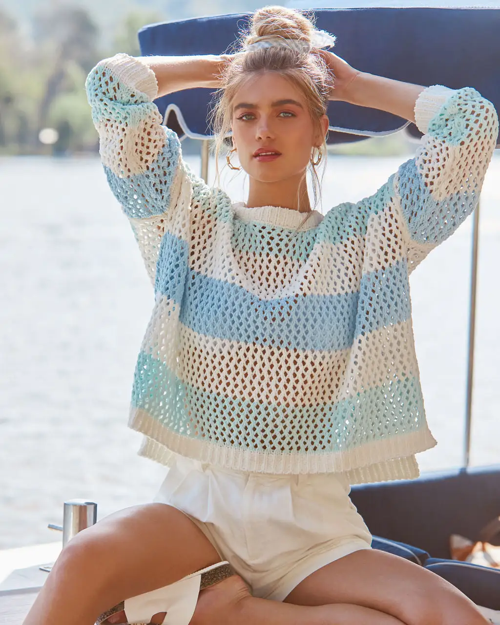 Augustus Knit Stripe Sweater 1 Augustus Knit Stripe Sweater