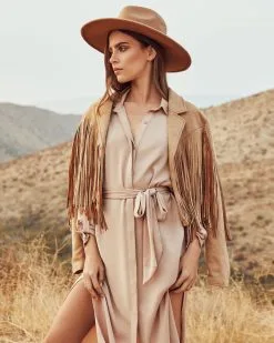 Betsy Button Down Midi Dress - Nude - FINAL SALE -clothes Sales BETSYBUTTONDOWNMIDIDRESS NUDE 2499