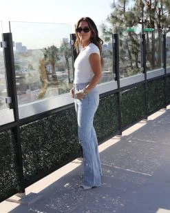 CHRY-001 Westynn Textured Cotton Blend Bodysuit - White - SALE -clothes Sales CF712462 4632 4989 955F 47FD8513F729