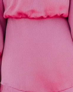 Call Me Angel Textured Satin Dress - Pink - FINAL SALE -clothes Sales CallMeAngelTexturedSatinDressPINK 37