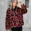 Carmella Leopard Pocketed Teddy Jacket - FINAL SALE