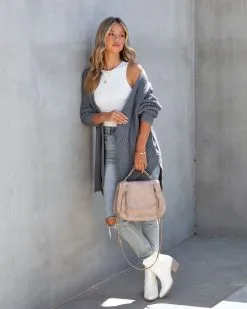 Chasin Shadows Oversized Knit Cardigan - Asphalt - FINAL SALE -clothes Sales ChasinShadowsOversizedKnitCardiganAsphalt84