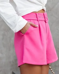 SALT-001 Collins Avenue Pocketed High Waisted Belted Shorts - Pink - FINAL SALE 11 SALT-001 Collins Avenue Pocketed High Waisted Belted Shorts - Pink - FINAL SALE -clothes Sales CollinsAvenuePocketedHighWaistedBeltedShorts Pink17