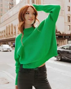 Cure My Curiosity Cotton Blend Sweater - Green - FINAL SALE 13 Cure My Curiosity Cotton Blend Sweater - Green - FINAL SALE -clothes Sales Curemysuriousitycottonblendsweatergreen53