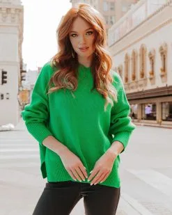 Cure My Curiosity Cotton Blend Sweater - Green - FINAL SALE 9 Cure My Curiosity Cotton Blend Sweater - Green - FINAL SALE -clothes Sales Curemysuriousitycottonblendsweatergreen60