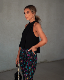 Wynn Sleeveless Top - Black - SALE -clothes Sales D03BB969 4135 4E01 83B0 DBC40BF25FD5