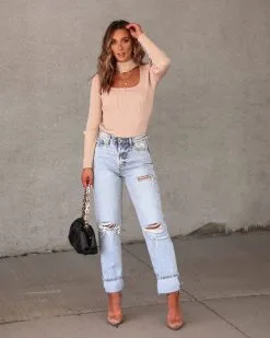 Look My Way Knit Cutout Sweater - Latte - FINAL SALE -clothes Sales DDFD9CFF 66D6 4AF5 A83C 480DF288F3E8