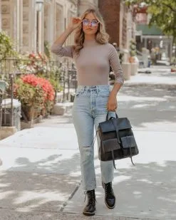 Day To Day Turtleneck Knit Top - Mocha - FINAL SALE 19 Day To Day Turtleneck Knit Top - Mocha - FINAL SALE -clothes Sales DayToDayTurtleneckKnitTopMocha19