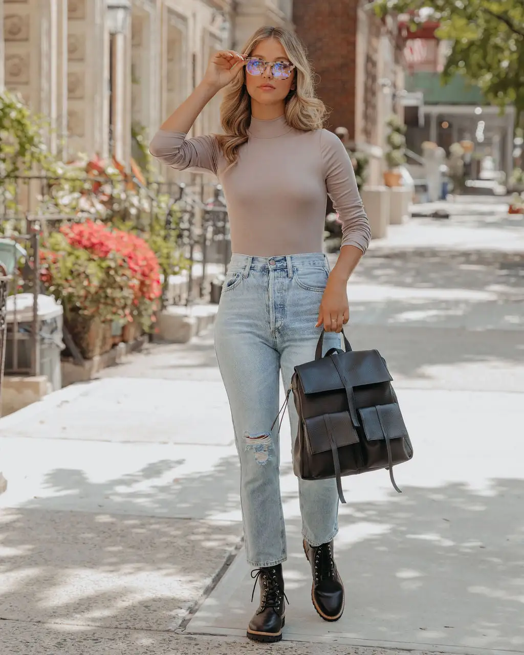 Day To Day Turtleneck Knit Top - Mocha - FINAL SALE 9 Day To Day Turtleneck Knit Top - Mocha - FINAL SALE - Image 9