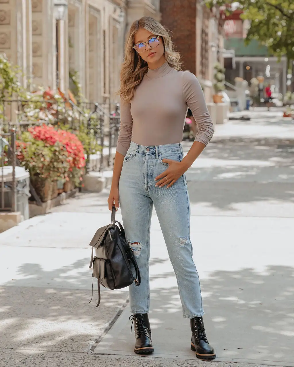 Day To Day Turtleneck Knit Top - Mocha - FINAL SALE 1 Day To Day Turtleneck Knit Top - Mocha - FINAL SALE