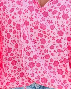 ENC-001 Desert Wanderer Floral Top - SALE -clothes Sales DesertWandererFloralTop25