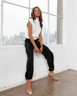 Diana Cable Knit Mock Neck Sweater Vest - Ivory - FINAL SALE -clothes Sales Dianacableknitmocknecksweatervestivory73