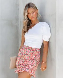 OLIV-001 Dominico Cotton One Shoulder Bodysuit - White - LAST CHANCE -clothes Sales DominicoCottonOneShoulderBodysuitWhite74