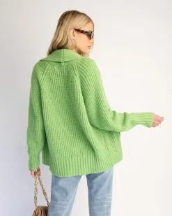 Quincy Drape Front Cardigan - Green - FINAL SALE 10 Quincy Drape Front Cardigan - Green - FINAL SALE -clothes Sales DrapeFrontCardigan 17